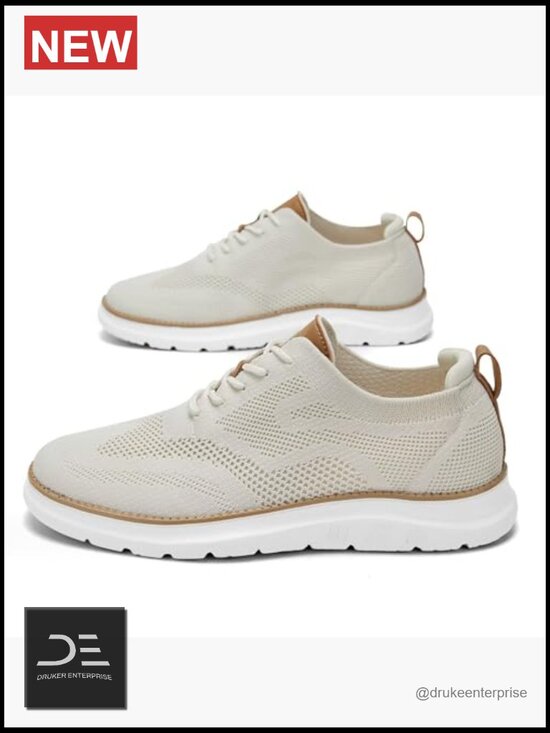 Men\'s Casual Dress Oxfords Shoes Fashion Mesh Work Business Walking Sneakers main image 4